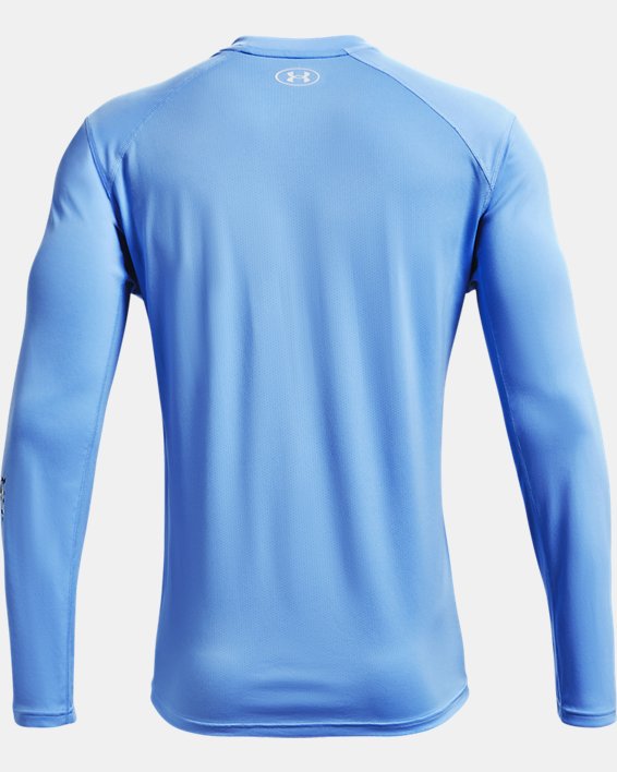 Men's UA Iso-Chill Shorebreak Fill Long Sleeve, Blue, pdpMainDesktop image number 5
